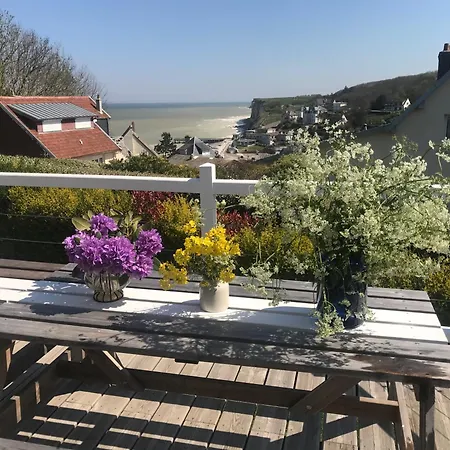 La Falaise Bleue - Vue Mer - Plage A Pied Veules-les-Roses Exterior photo