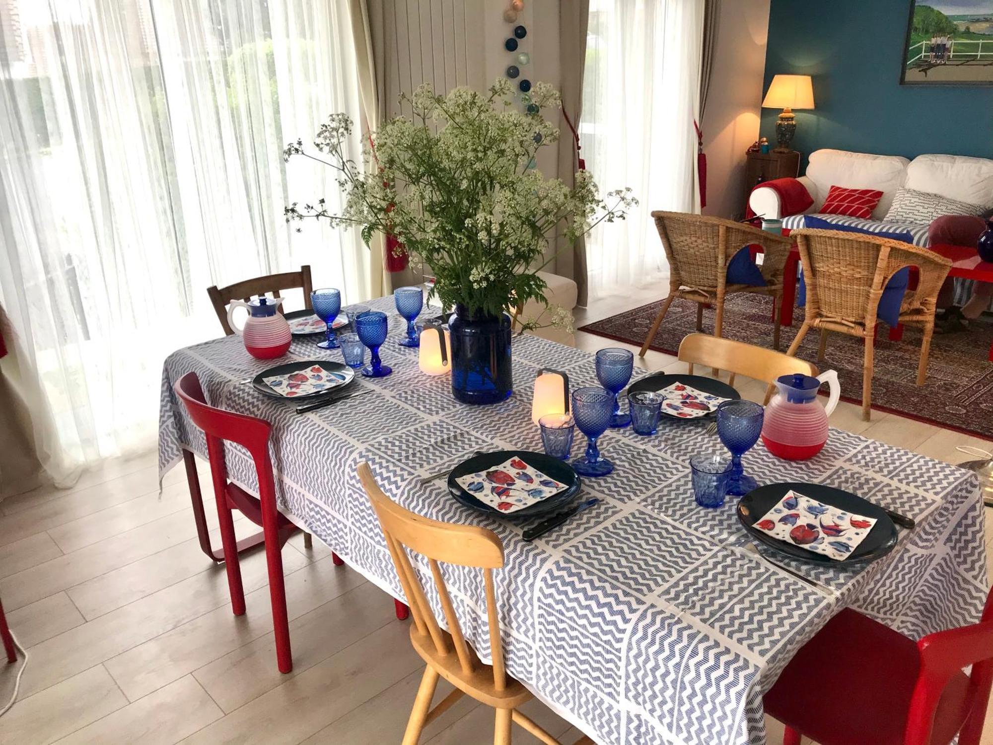 Ferienhaus La Falaise Bleue - Vue - A Pied Veules-les-Roses